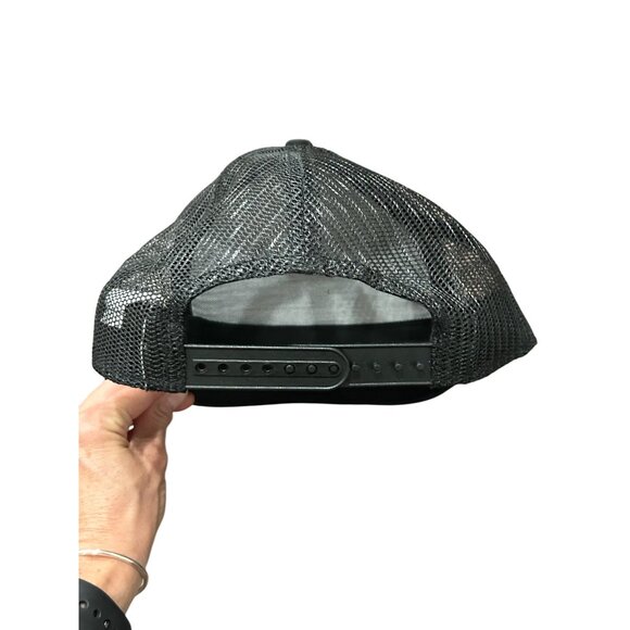 Flow Expectations Mesh Trucker Hat Black One Size Snapback Closure Outdoor - Picture 2 of 6